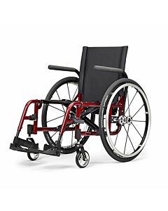 Actief rolstoel leverbaar in aluminium of titanium.