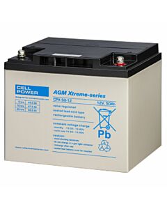 Cellpower CPX Accu/batterij 50 Ah - 12 volt met hoge capaciteit