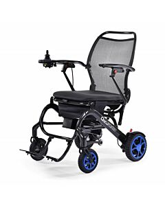 Quickie elektrische rolstoel opvouwbaar carbon ideaal voor reizen ook geschikt voor vliegtuigen
