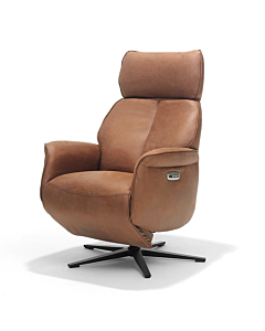 Draai fauteuil sta op Dallas cognac