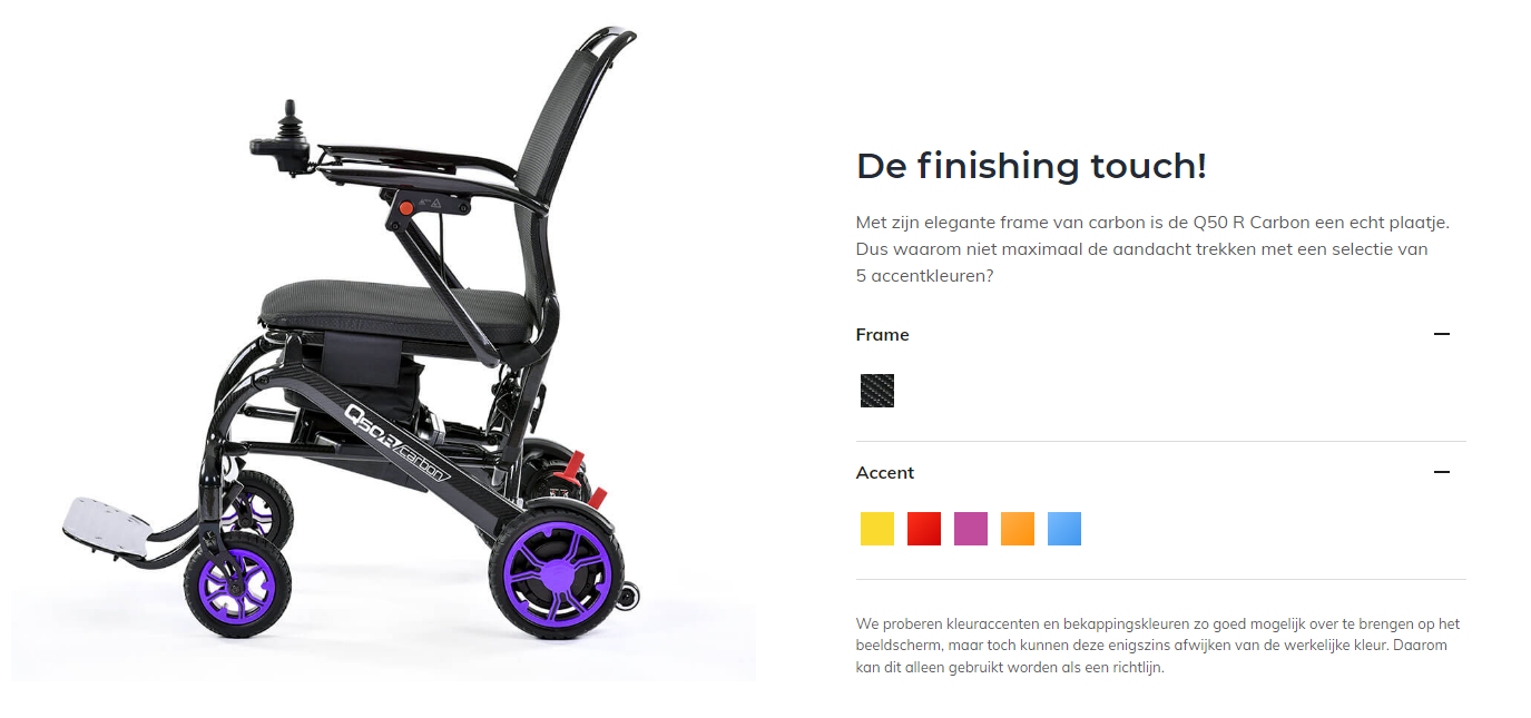 kleuren_opvouwbare_electrische_rolstoel